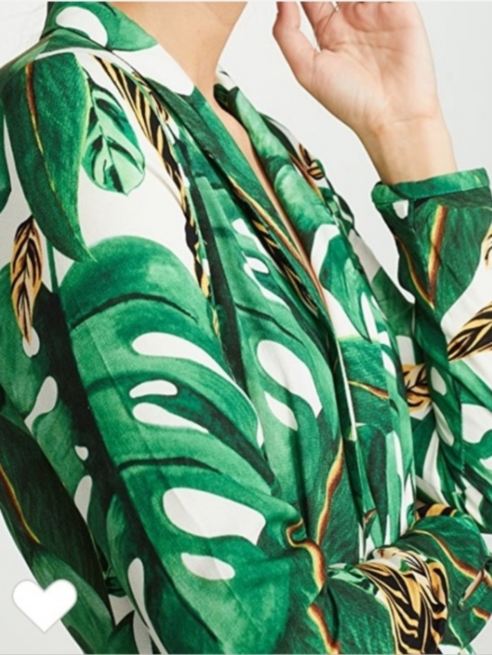 FARM Rio Green Tropical Leaf Maxi Dress - Picture 4 of 14